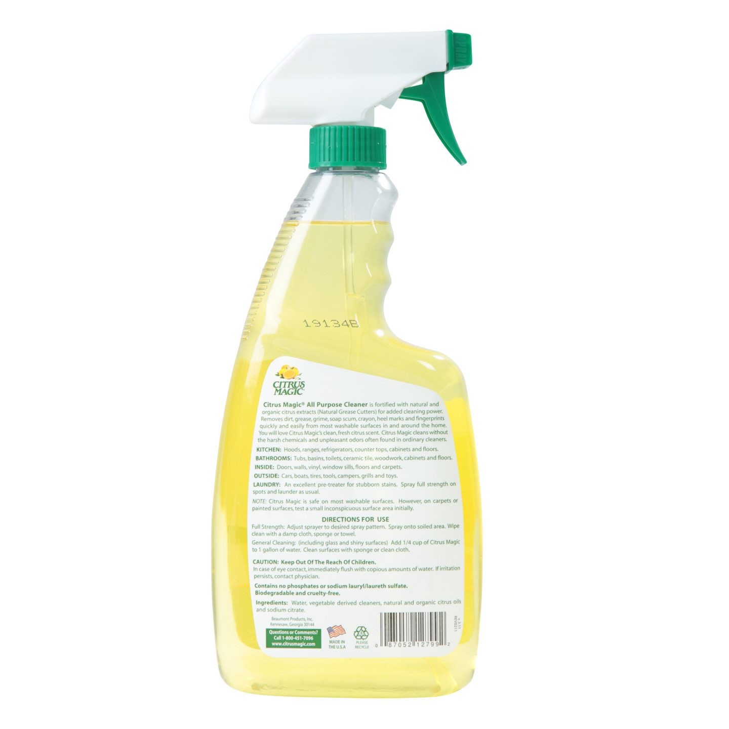 FIT Organic 32-fl oz Light Citrus Liquid All-Purpose Cleaner at