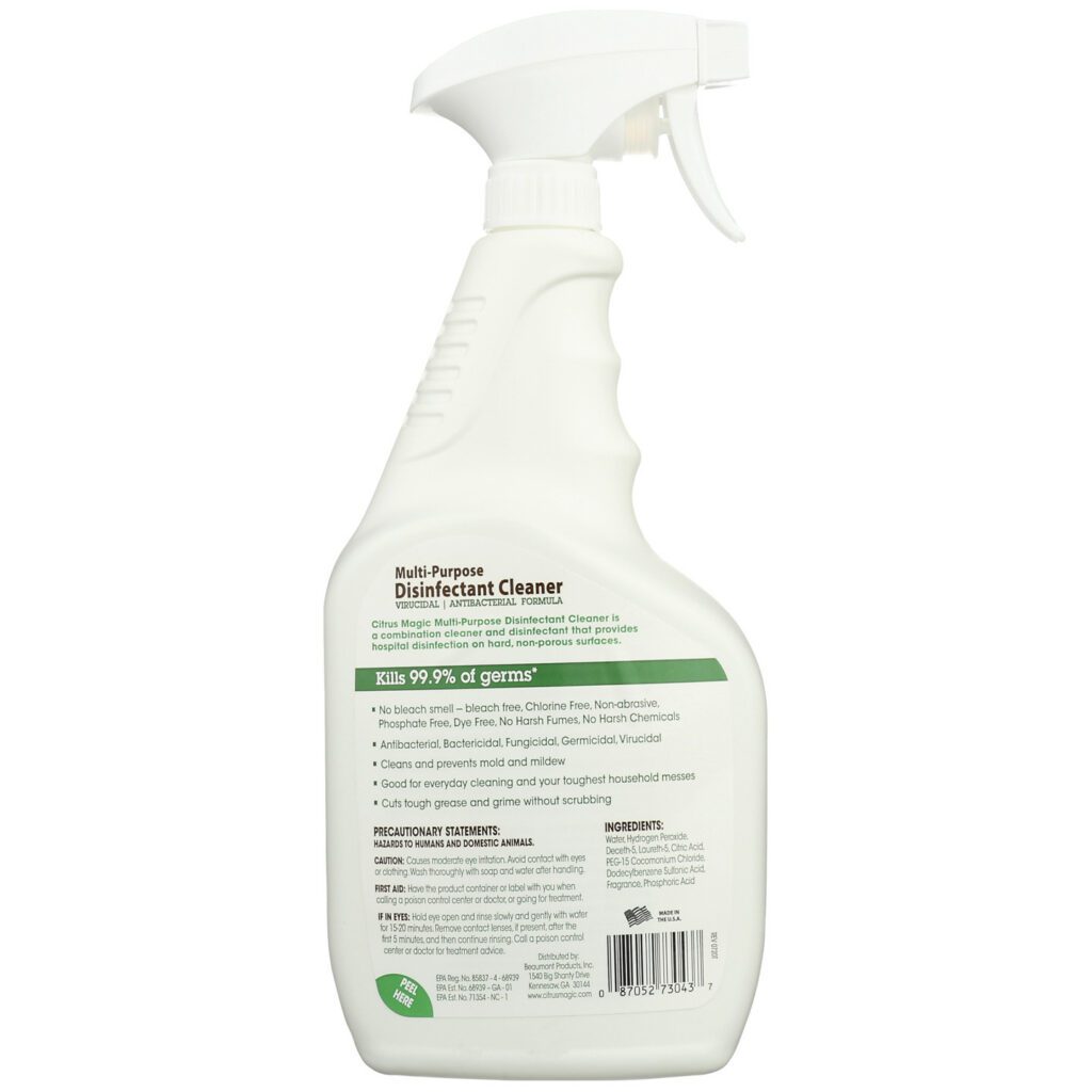 Citrus Magic Multi-Purpose Disinfectant Cleaner, Citrus